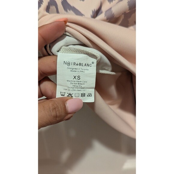 Noire Blanc Size XS Leopard Gradient Jacket - Picture 8 of 9